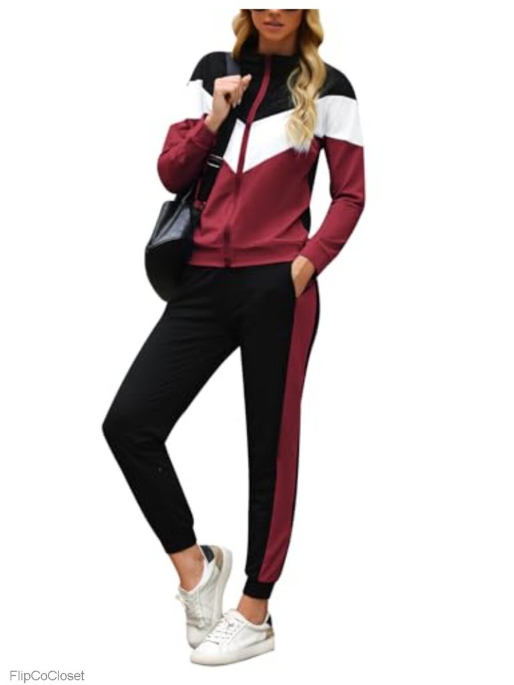 Marvmys Women's Tracksuit Set 2 Piece Zip Up Lounge Jogger Sweatsuit